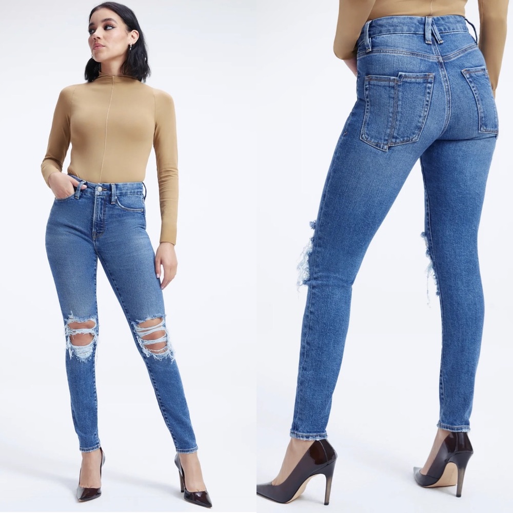 NWT Good American Good Legs Jeans Skinny